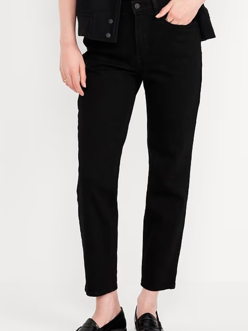 Joe Fresh High Rise Straight Leg Jeans